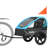 Foldable Kids Bike Trailer With Storage Bag, Fits 1-2 Children-115638136