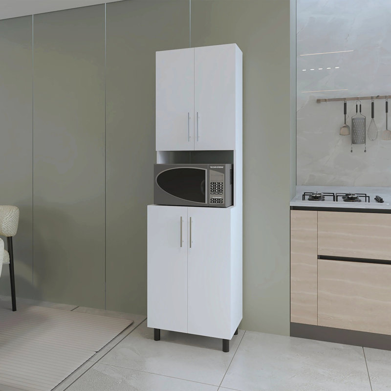 Garde-manger double avec rangement ouvert