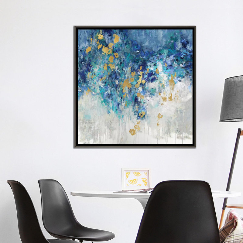 « charmeed ii » par nikki robbins, reproduction d’art, H 37 po x l 37 po x P 1,5 po, Toile encadrée de bois rustique foncé
