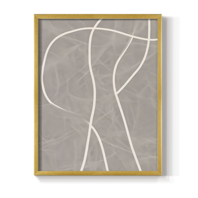 ABSTRACT Series DLxxxi - Impression encadrée de qualité supérieure - Prêt à être accroché - Aucun clou requis ABAI51542