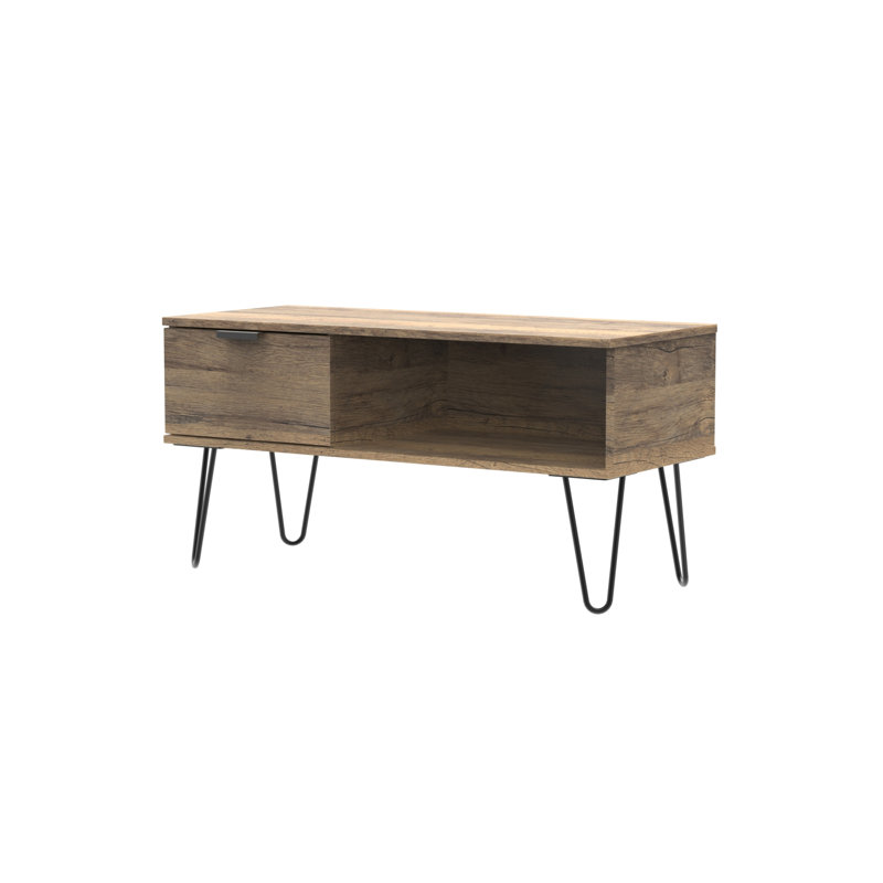 Fully Assembled Berryhill Coffee Table with Storage, Oak