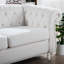 Canapé Chesterfield à accoudoirs roulés 3 places