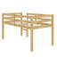Lit mezzanine simple surélevé avec échelle-2028300183