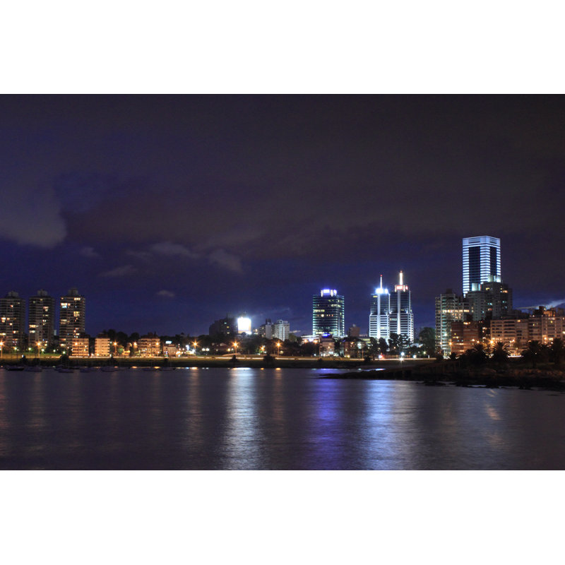 Dock Diving, Uruguay - Wrapped Canvas Print, 20cm H x 30cm W x 3.8cm D