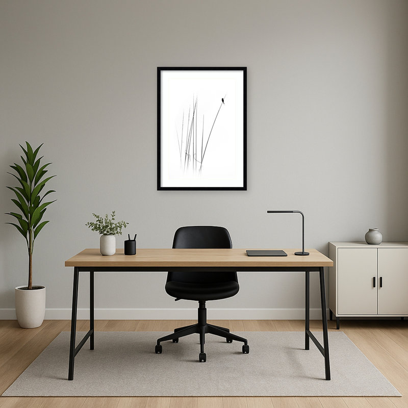 A Sabbatical par Swapnil - Reproduction d'art sur papier encadrée, H 29 po x l 21 po, Noir