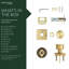 Expressions by Emtek Page Passage Knobset with Square Rosette, Satin Nickel-124205509