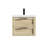 Devillage 24" Wall Mounted Single Bathroom Vanity with Engineered Stone Top-1911731232