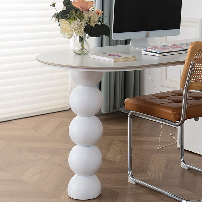 Bureau français de style crème français, H 29,53 po x l 70,87 po x P 31,5 po