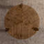 Table basse ronde en bois pour le salon (y compris la table basse, sans les chaises)