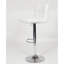 2 pièces tabourets de bar blancs avec système hydraulique réglable - siège en similicuir et base chromée pivotant à 360 degrés pour une utilisation polyvalente du tabouret (2 pièces) en mousse, confort accru