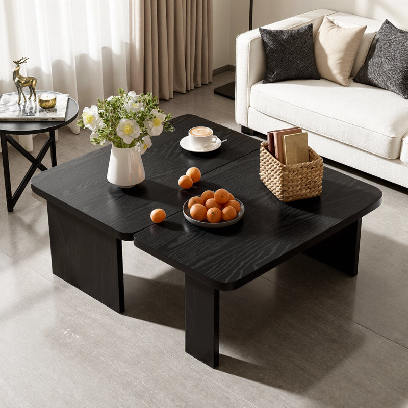 Ensemble de tables basses Modern, Black