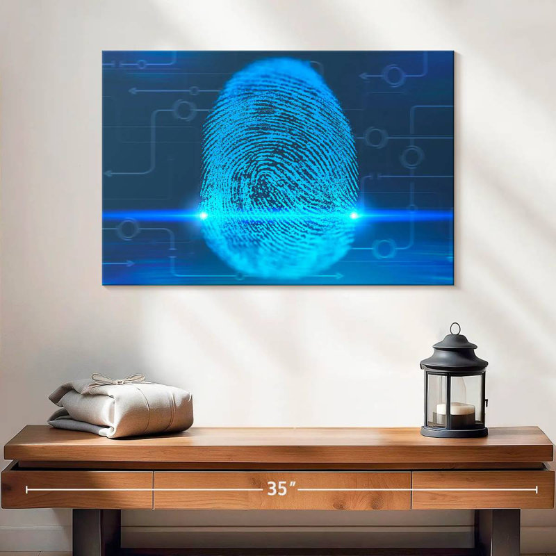 Keiri Digital Fingerprint, 16" H x 24" W