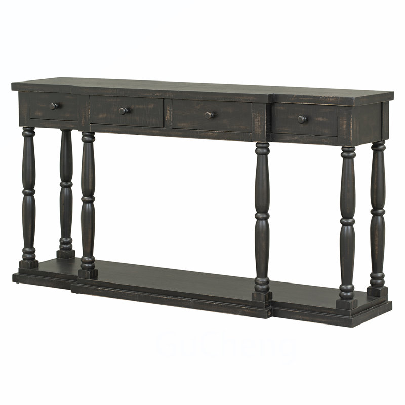 Versatile Console Table with Storage for Various Rooms, Enhancing Décor