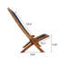 Chaise Adirondack pliante en bois massif Ellecia