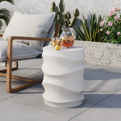 Concrete Outdoor Side Table