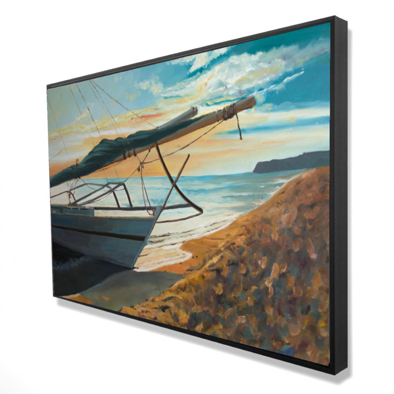 " Peaceful Seaside ", 36" H x 24" W