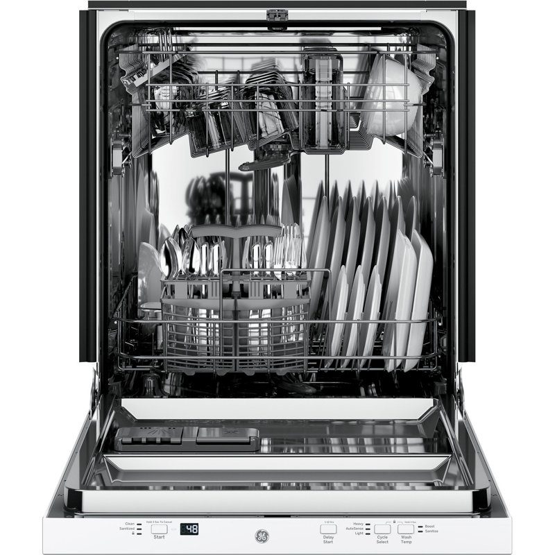 24" 51 dBA Built-In Fully Integrated Dishwasher, White