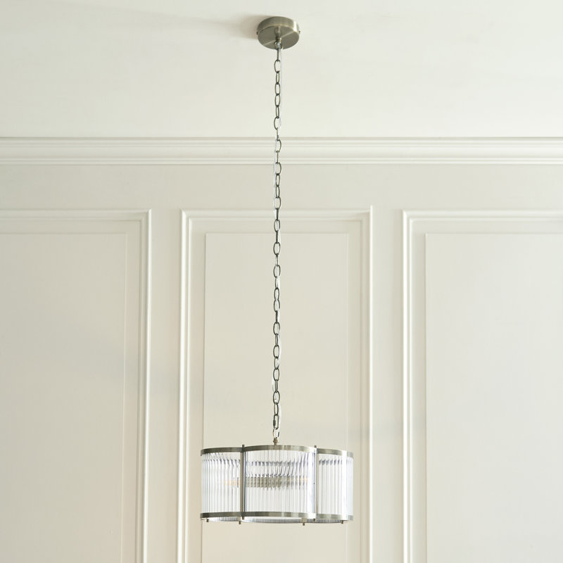 Anesty Scallop 3 - Light Drum Chandelier, 3