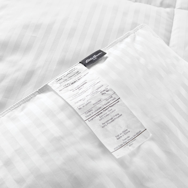 King White Cotton Reversible Down Alternative Comforter