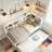 Wooden Daybed With Twin Size Trundle-248183311-248183309