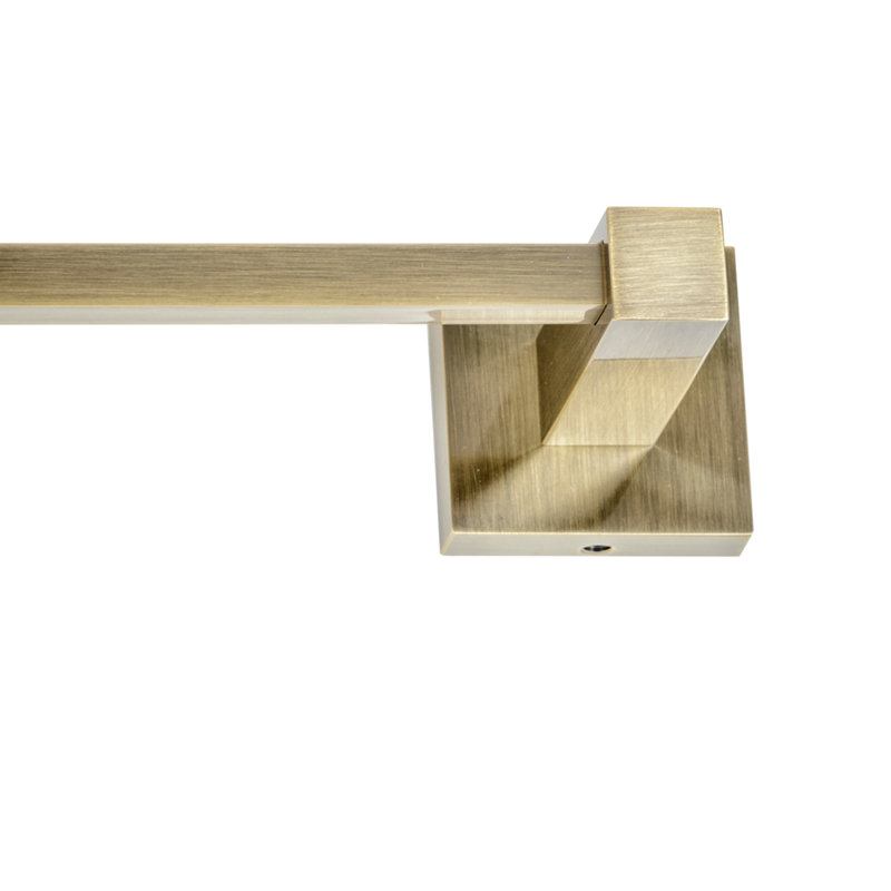 Barre à serviettes murale Capri, H 1,89 po x L 24,65 po x P 2,8 po, Bronze