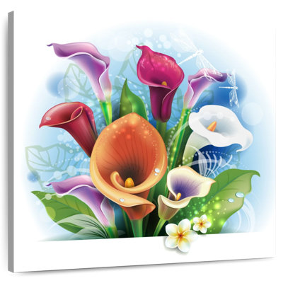 Harnek Colorful Calla Lily Bouquet