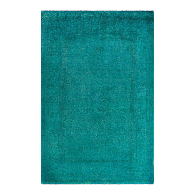 Giles One-of-a-Kind 6' 1" X 9' 3" Hand Knotted Area Rug