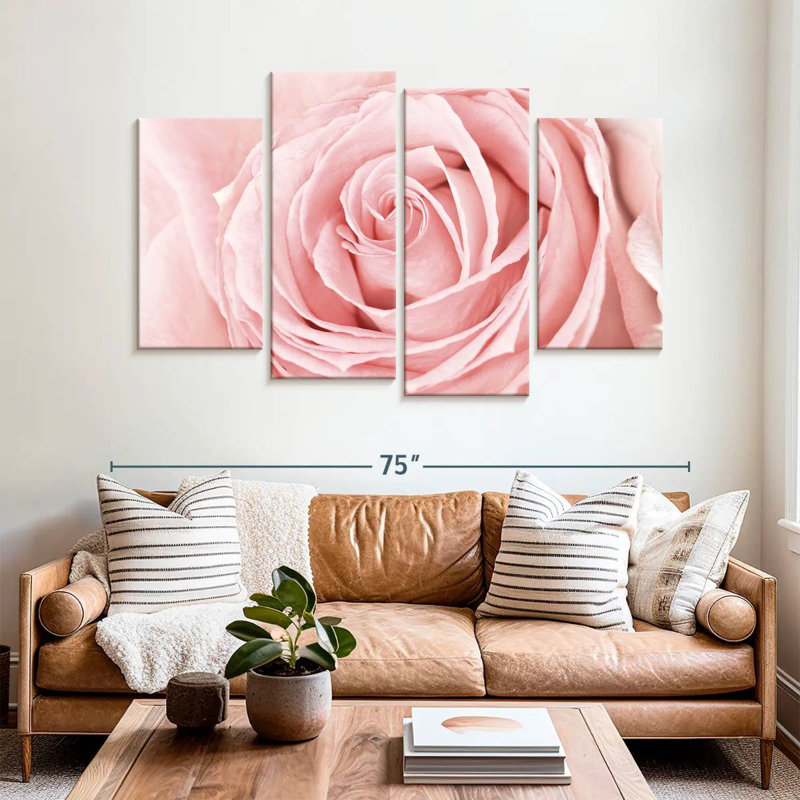 Rose fraîche Harnek, H 42 po x l 68 po