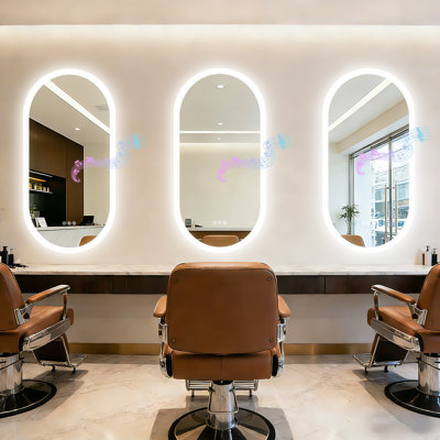 Led Bathroom Mirror With Bluetooth, Loud Dual Speakers, Lighted Vanity Mirror, 3 Color Lighting, Anti-fog, Dimmable, Sensitive Touch Button
