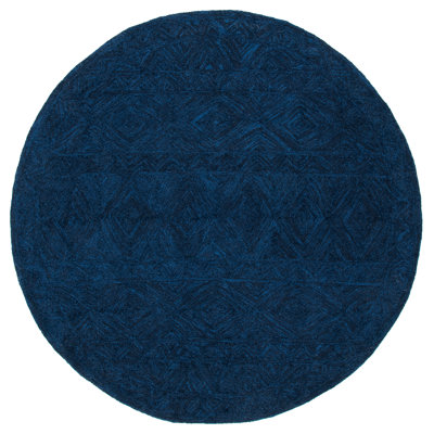Altider Metro Hand Tufted Wool And Cotton With Latex Solid Color Rug
