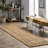 Waring Farmhouse Handmade Flatweave Jute Natural Area Rug-510408909