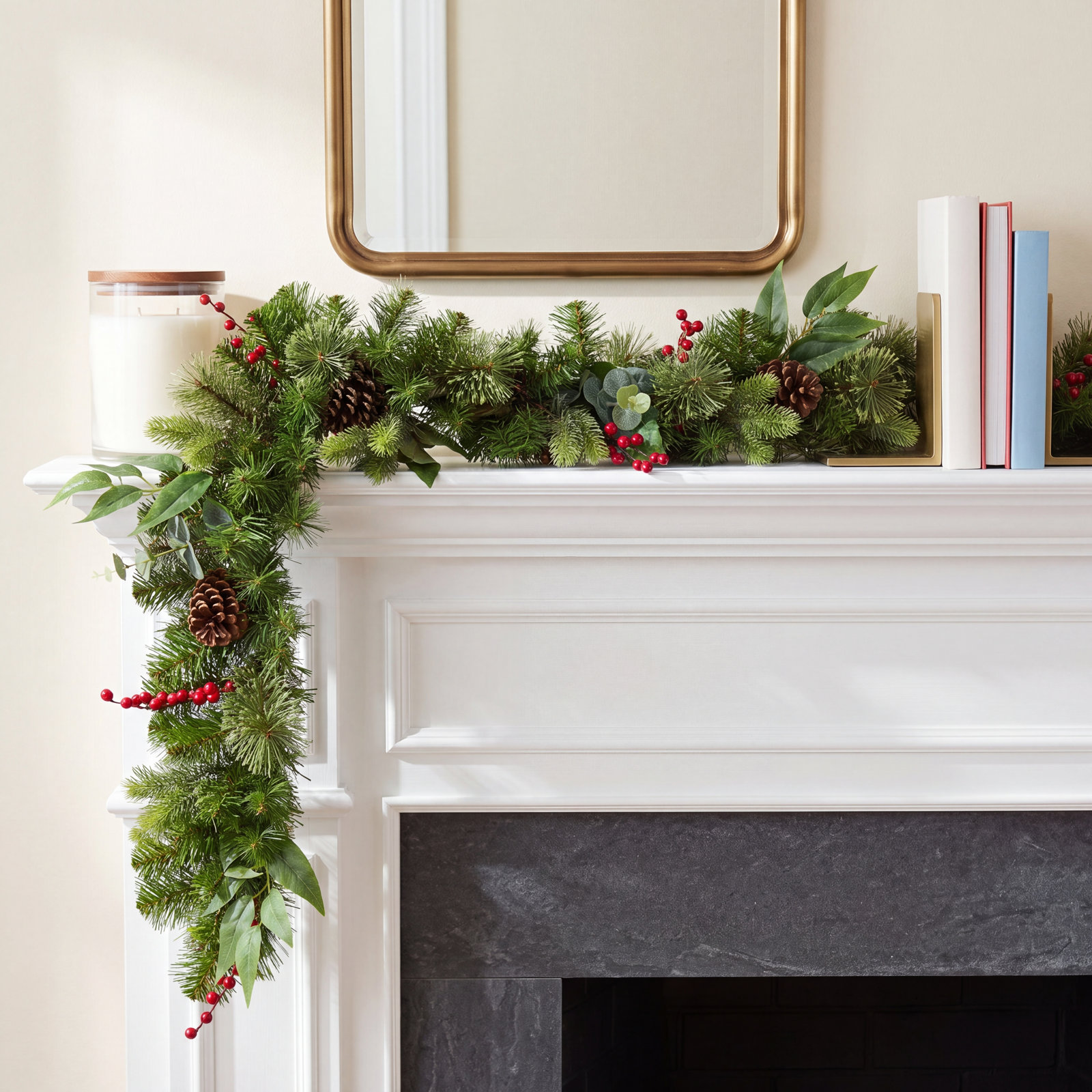 108'' in. Faux Mixed Assortment Garland