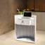 Bureau de réception moderne en demi-cercle en fer-131372760