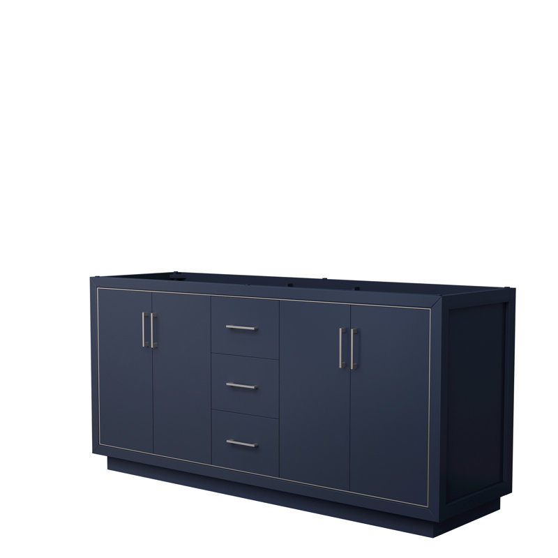 Icon 29.25" Single Bathroom Vanity Base Only, Dark Blue