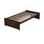 , Lit simple, Tiroirs, Bois d'hévéa, Essence de design minimaliste, Tiroir peu encombrant, Plateforme de lit de soutien solide de style moderne 2, Tiroirs avec roulettes, Aménagement de chambre à coucher-129632237