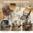 Set Of 4 Saddle Leather Dining Chairs With Black Metal Legs