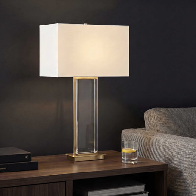 Lampe de table en cristal Uttermost nul
