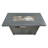 Living Source International 25'' H X 42'' W Steel Outdoor Fire Pit Table With Lid
