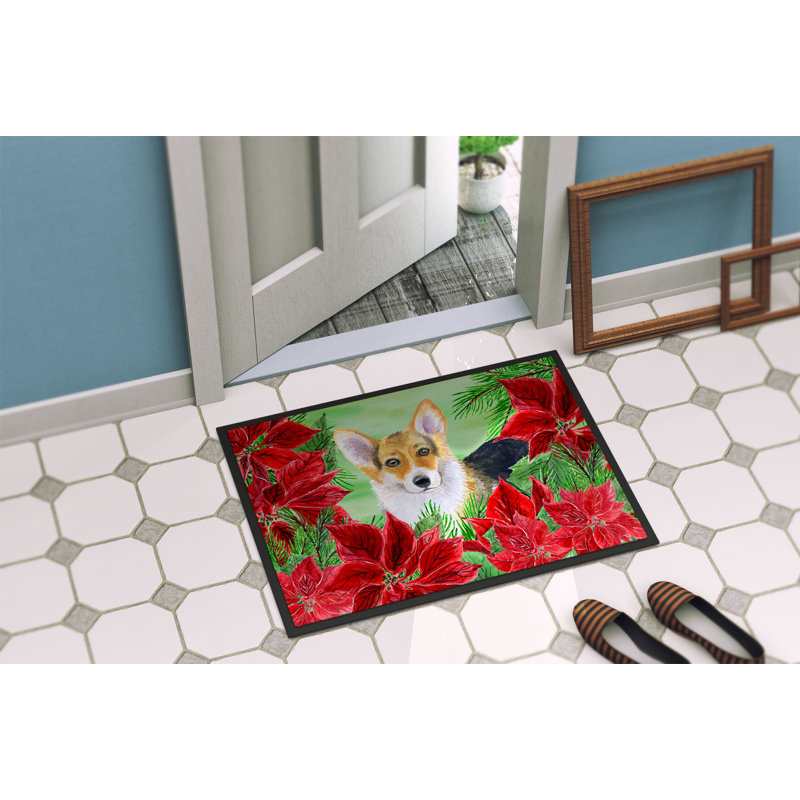 Non-Slip Outdoor Doormat, Rectangle 18" x 27"