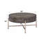 Table basse Weyton brun clair et champagne