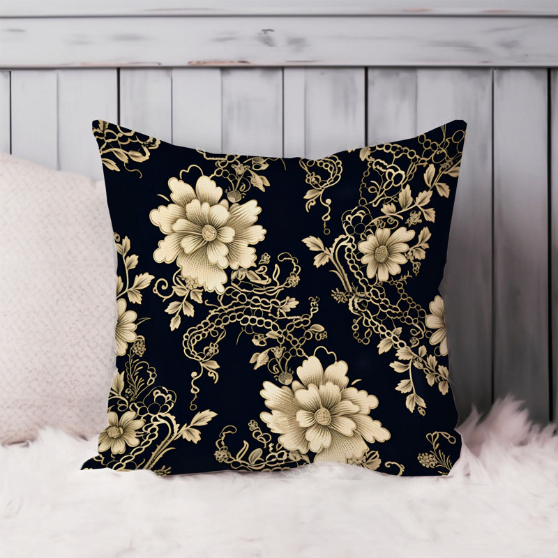 Floral Victorian Elegance XII Classic, 16"H x 16"W