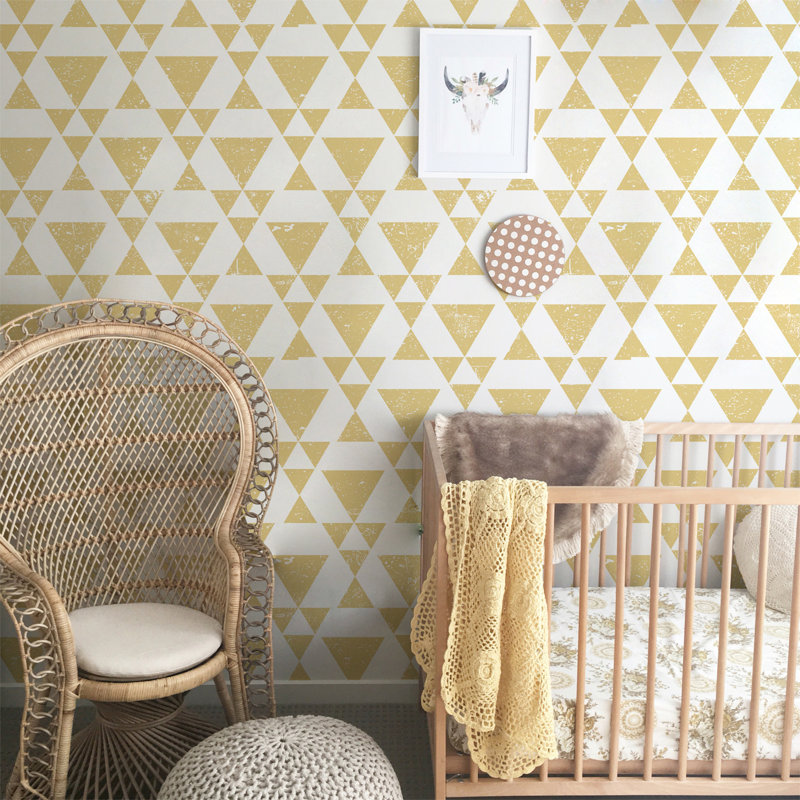 Beanfields Matte Peel and Stick Mural, 152 x 104cm