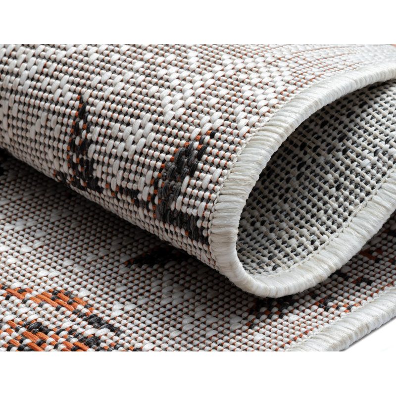 Cayha Floral Indoor / Outdoor Area Rug, Rectangle 80 x 150cm