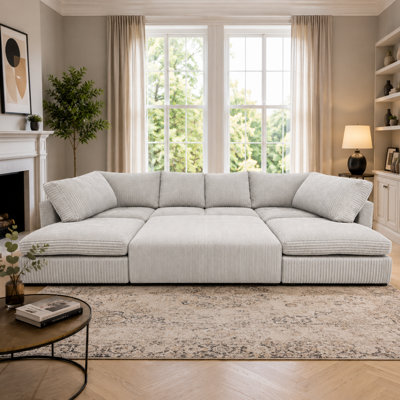 7 Seater Corduroy Sofa Bed