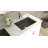 Badeloft 23.6" x 16.3" Rectangular Stone Resin Undermount Bathroom Sink UB-05-M-MBLK in Matte Black-71992073