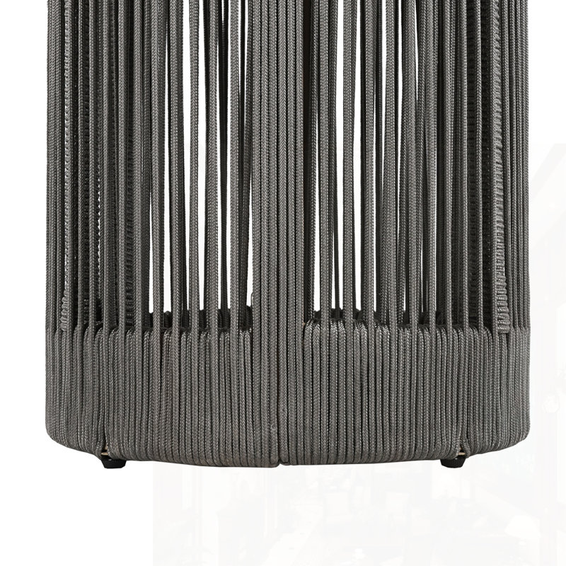 Table d'appoint en bois d'acacia, Gris