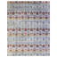 Wool Ikat Area Rug in Blue/Gold/Ivory-646421097