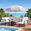 Parasol de plage 8 pi Wykisha-131077485
