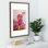 Latitude Run® Blooming Mexico In A Vase par Romana Lilic, reproduction d'art encadrée, cadre en érable, 13 po x 19 po