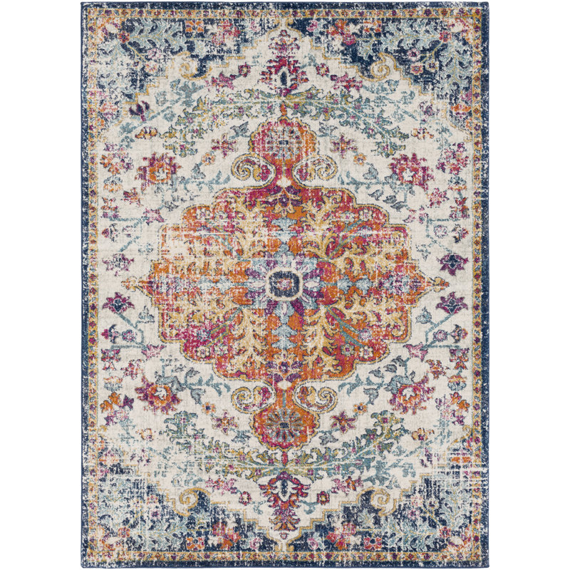 Wynings Oriental Area Rug, Rectangle 60 x 90 cm